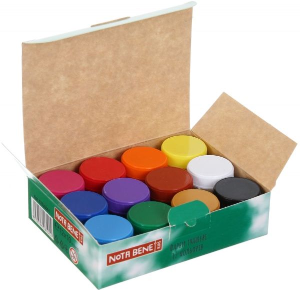 Фарба гуашева Cat метелик 12 кольорів 10 мл Nota Bene