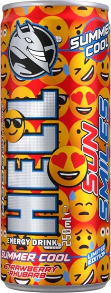 Энергетический напиток HELL Summer Cool Полуниця-Ревінь 0,25 л 