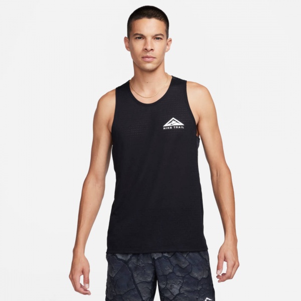 Майка Nike M NK DF TRAIL TANK SOLID FJ5336-010 р.M чорний