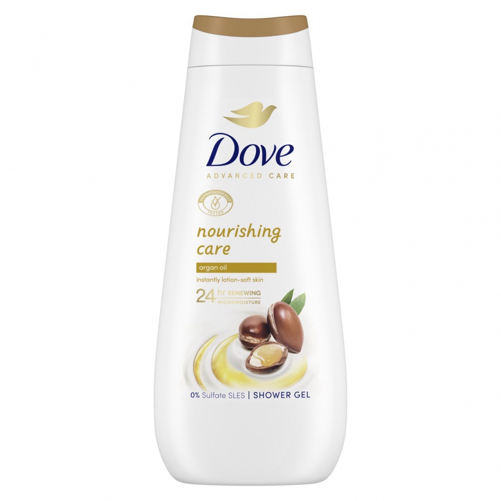 Гель для душа Dove с маслами 400 мл
