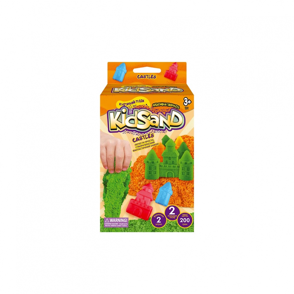 Кинетический песок Danko Toys Креативное творчество KidSand 200 г KS-05-01U