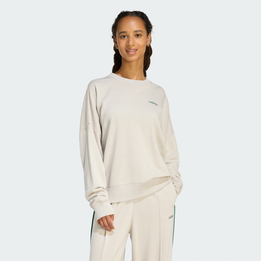 Свитшот Adidas W CP CRW JZ0196 р.S серый