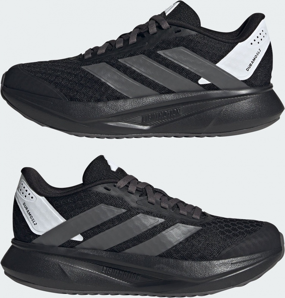 Кросівки унісекс весняні Adidas DURAMO SL2 J CBLACK/GREFIV/FTWWHT JS2369 р.37 1/3 чорні
