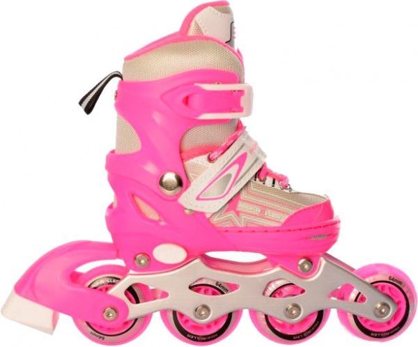 Роликовые коньки A4138-XS-P р. 27-30 розовый