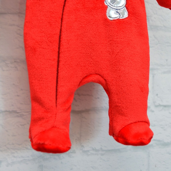 Человечек для девочки Blanka Мишка р.74 красный 110106 