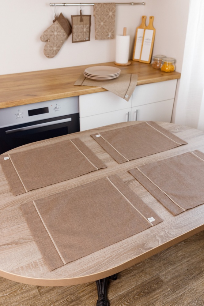 Серветка Прованс сет 35х45 Кориця Коричнева 35x45 см