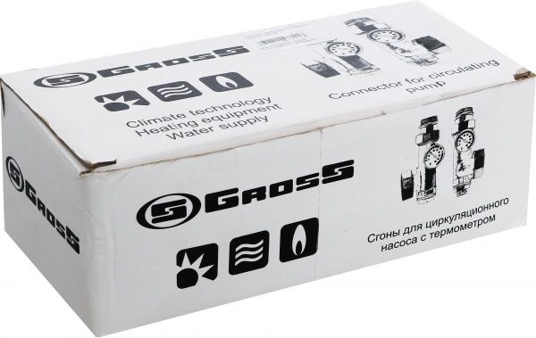 Згін Gross для циркуляційного насосу з термометром 25 1