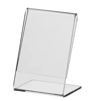 Подставка L- формы,формат 60(ш) x 40мм(в), ПЕТ 1мм