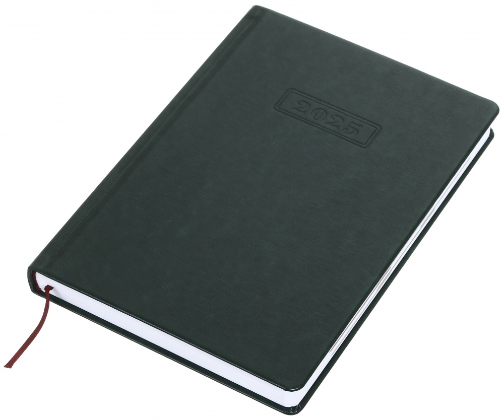 Щоденник датований NEBRASKA Optima A5 2025 O25233-04 зелений