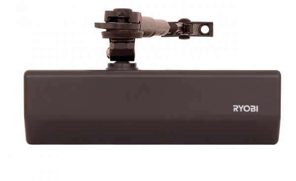 Доводчик дверной RYOBI DS-1554 стандартная тяга с фиксацией коричневый 80 кг