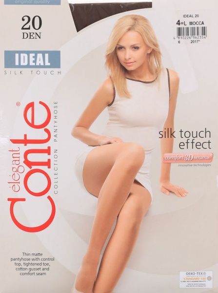 Колготки Conte IDEAL 20 den Mocca р. 4 коричневый 