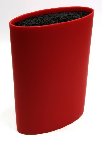 Подставка для ножей красная 11х7,1х22,3 см VC-6199 Vincent