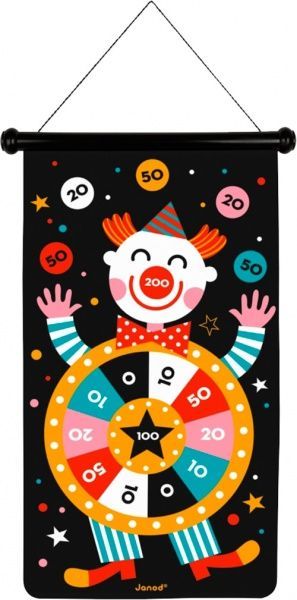 Игра магнитная Janod дартс Цирк J02074