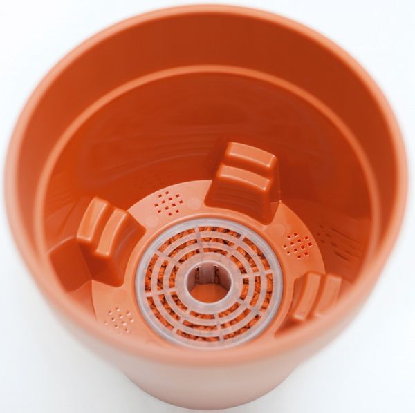 Вазон пластиковый Santino LATINA круглый 14,5л шаде 