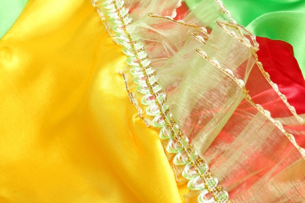 Костюм карнавальный КАРНАВАЛІЯ Бабочка р.122 зеленый с желтым 85001, 85101 