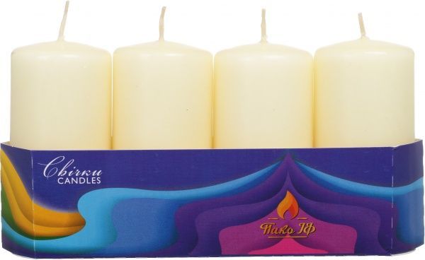 Набор свечей ванильных 4 шт