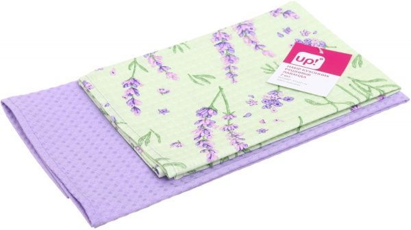 Набір рушників вафельних Лаванда 45x60 см фіолетовий 