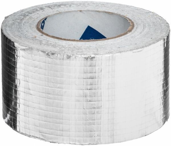 Лента клейкая алюминиевая (усиленная) DEC ALU075R 2/6/010 (75мм х 50м) 