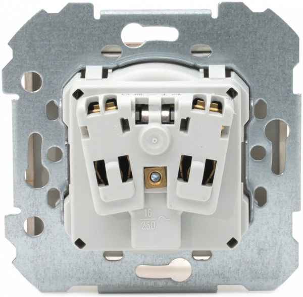 Розетка с заземлением Siemens Iris 2P+Z 16 А 250 В без шторок золото одиссей 18524 OD