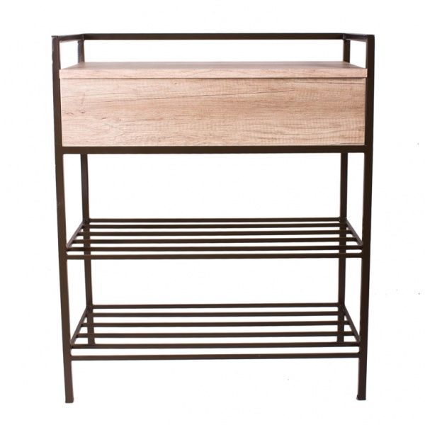 Тумба для взуття Метал Арт Лаос 350x700x830 мм коричневий 