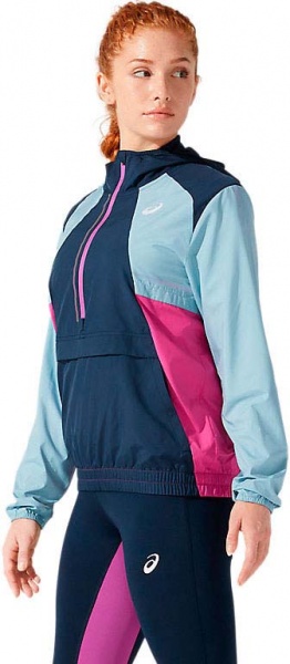 Вітрівка Asics VISIBILITY JACKET 2012B906-400 р.S сіро-синій