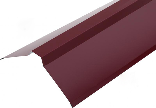 Планка конька глянцева Європрофіль RAL 3005 бордова