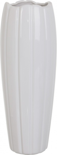 Ваза керамічна білий Олесунн 14,5х40 см