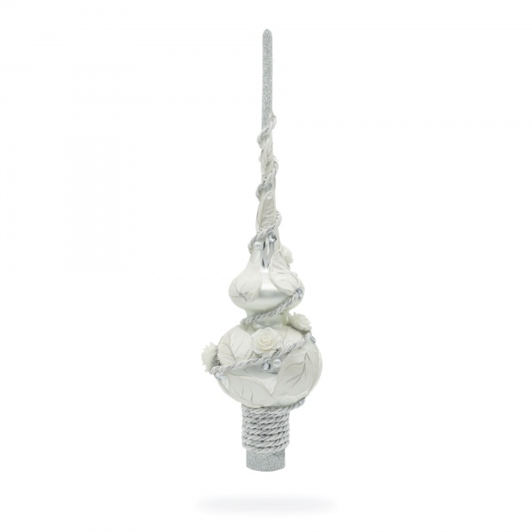 Верхівка скляна Королівська B-383 матова білий 