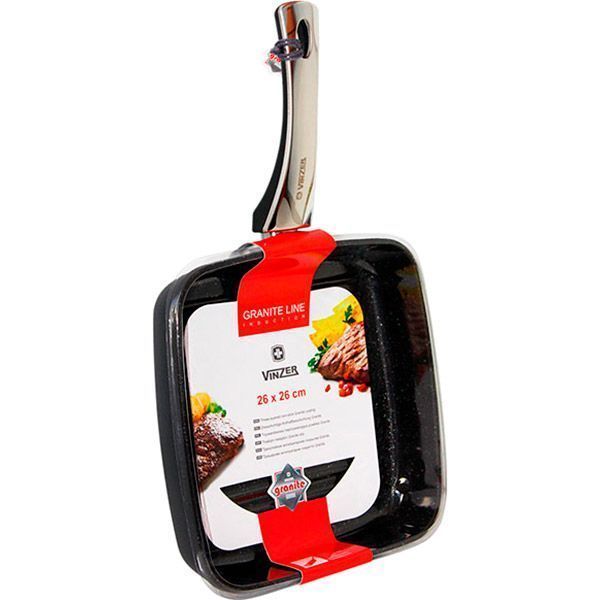 Сковорода-гриль Granite InduСtion Line 26*26 см 89438 Vinzer