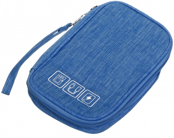 Органайзер для цифрових аксесуарів, комплектуючих 18.5х11.5х4.5 cм блакитний RH532b 