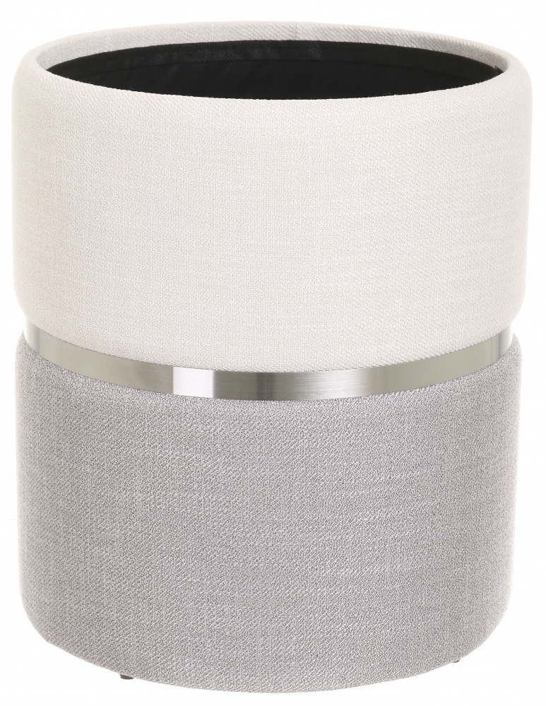 Сундук-пуф для хранения Bernard M 440х360 мм бело-серый (VWF19A060LI-1-3C)