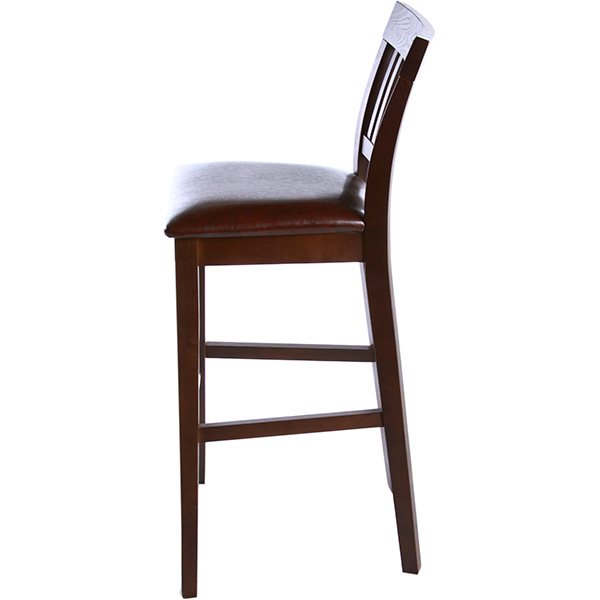 Стілець барний РПМК барний Вікторія горіх темний 