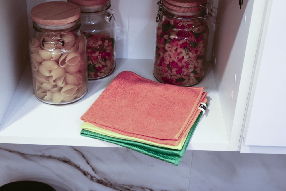 Салфетки из микрофибры OBERY универсальные 35 х 35 см 3 шт./уп.