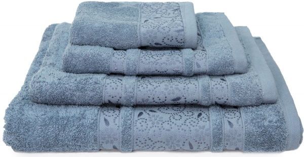 Полотенце махровое Sevinch 30x30 см серый Simi 