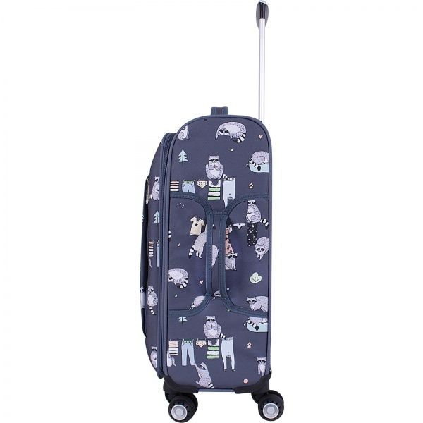 Валіза Bagland Марсель 36 л сірий 220 (0037966194) 