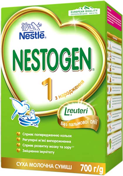 Суха молочна суміш Nestle Nestogen 1 від народження 700 г