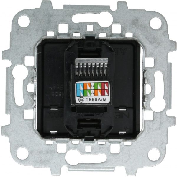 Розетка компьютерная ABB Zenit RJ45 8-пол. антрацит N2218 AN PC1-Z