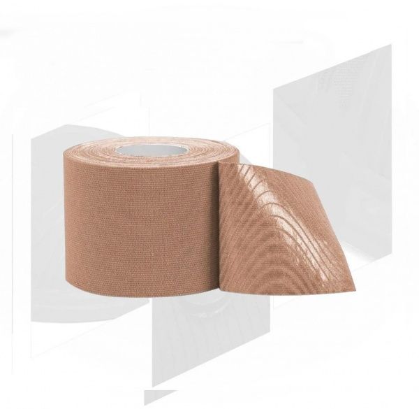 Кінезіологічний тейп PowerPlay 4315 5 см х 5 м бежевий