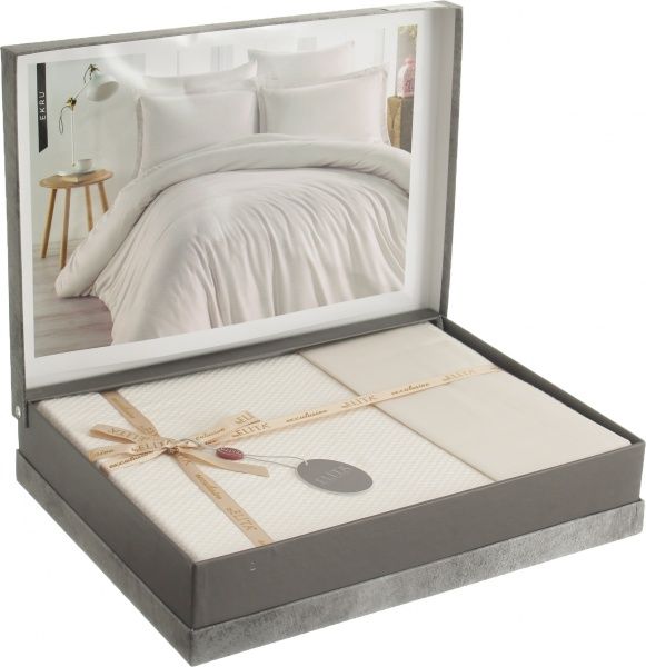 Комплект постельного белья Armor 2 айвори Sesli Tekstil 