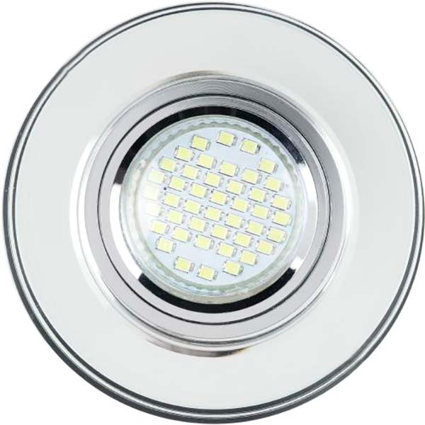 Светильник точечный LightMaster с Led-подсветкой GU5.3 серебряный CL1080 