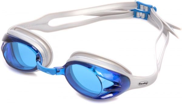 Очки для плавания Fashy POWER 4155-50 4155-13 Power серо-синий универсальный серый