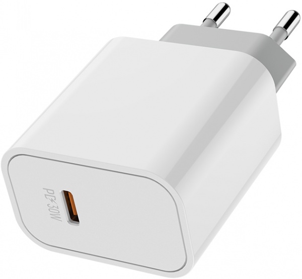 Зарядное устройство ColorWay Power Delivery Port PPS USB Type-C (30W) white (CW-CHS038PD-WT) 