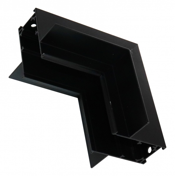 Соединитель угловой Victoria Lighting черный Magnum-U1-V black 