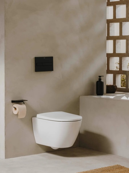 Чаша підвісного унітаза ROCA ONA Rimless із сидiнням slow-closing A34H688000