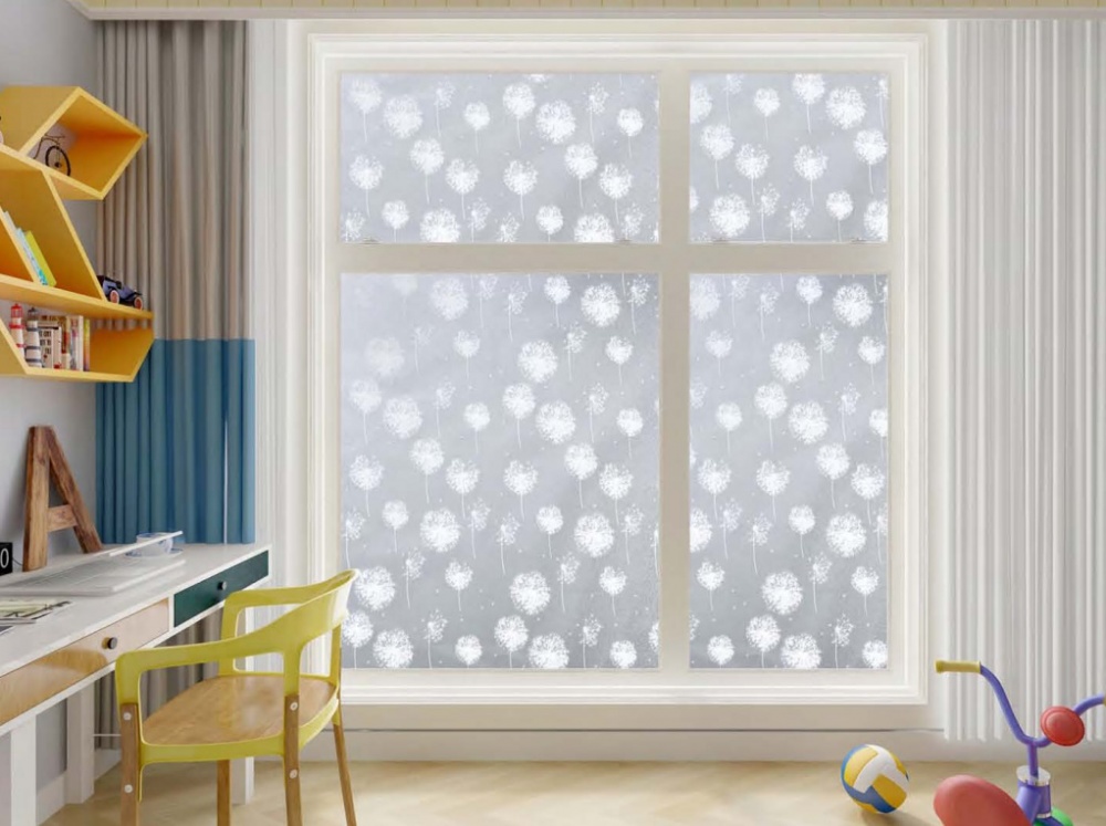 Пленка витражная статическая Bella Vita TM121-Y079 прозрачная 0,7x3 м