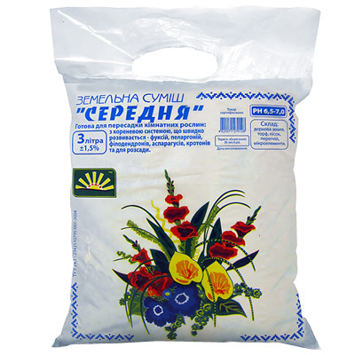 Смесь грунтов Средняя 3 л