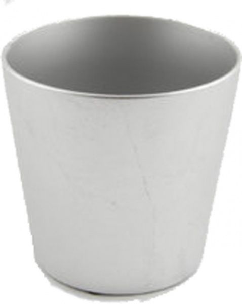 Вазон керамический D&M DEPOT Basic D17 круглый серебряный (AAB1104MSI) 