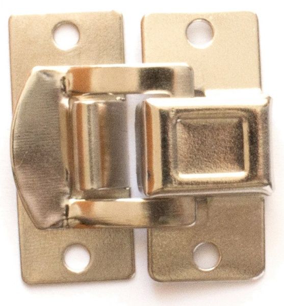 Замок декоративный серебро 34х30 мм 1 шт.