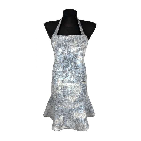 Фартух кухонний PARIS Вензель графіт La Nuit