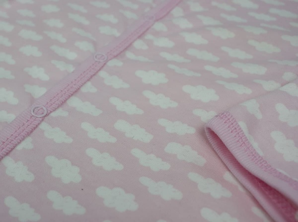 Комбінезон для дівчинки Маленькие люди Хмаринки р.74 рожевий 